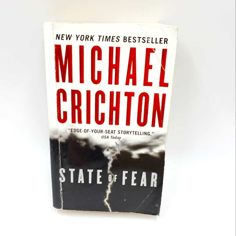 3/$12 Michael Crichton Paperback Book State of Fear